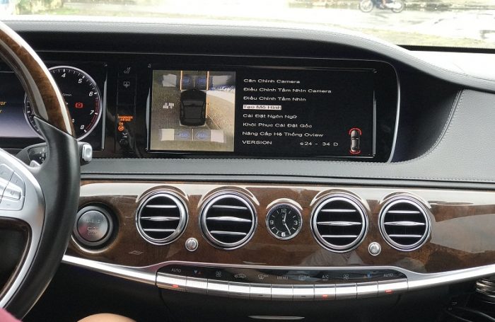 Camera 360 cho xe Mercedes S400